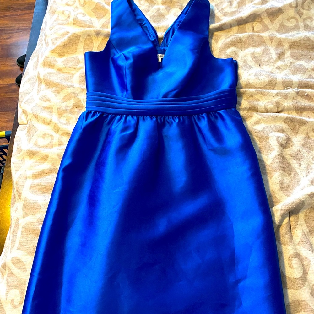 Blue cocktail dress